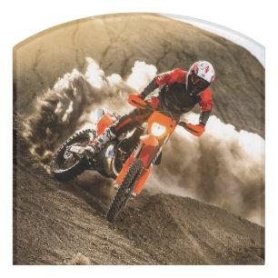 Motocross Rider Door Sign