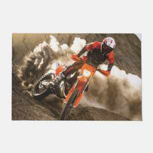 Motocross Rider Doormat