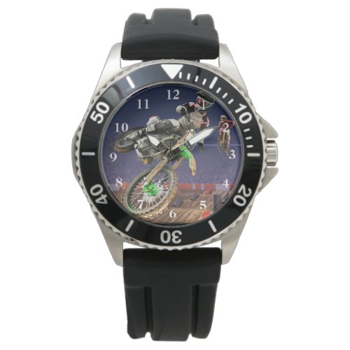 Motocross rider flying high for the win watch