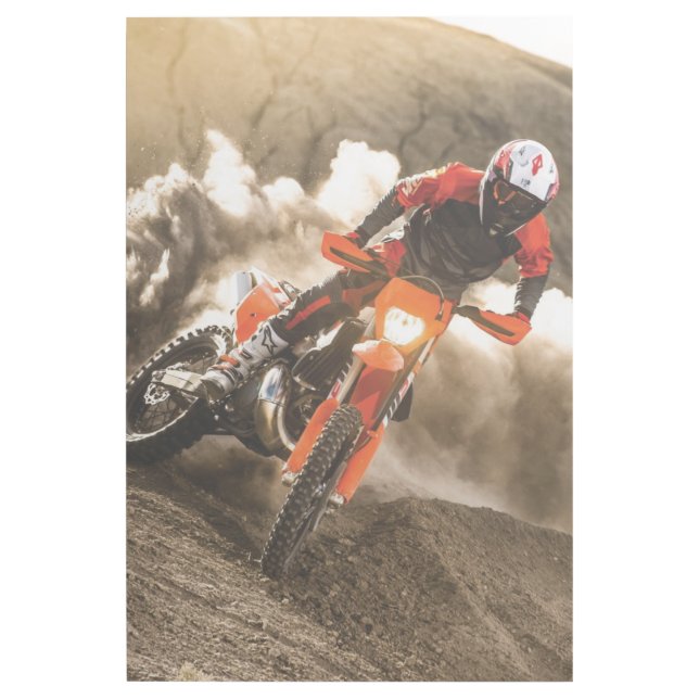 Motocross Rider Gallery Wrap (Front)