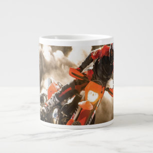 Motocross Rider Giant Coffee Mug