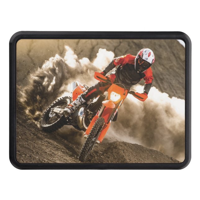 Motocross Rider Hitch Cover (Front)