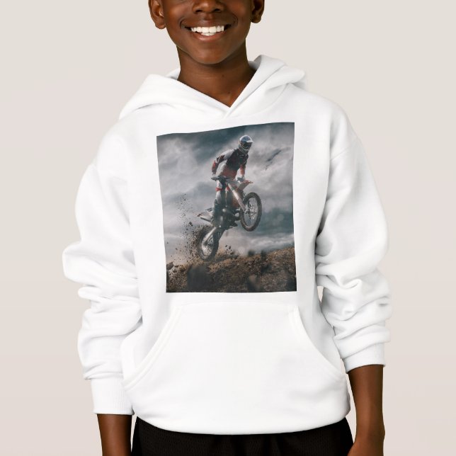 Motocross rider hoodie (Front)