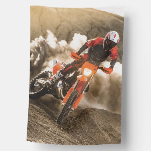 Motocross Rider House Flag