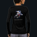 Motocross Rider Illustrated Backpack Tri-Blend Shirt<br><div class="desc">Carry your gear with this cool motocross rider backpack. Its dynamic illustration is perfect for fans of dirt biking and extreme sports.</div>