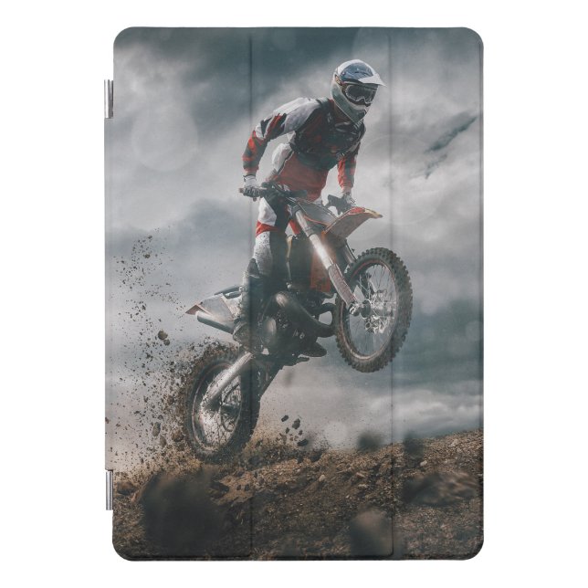 Motocross Rider iPad Pro Cover (Front)