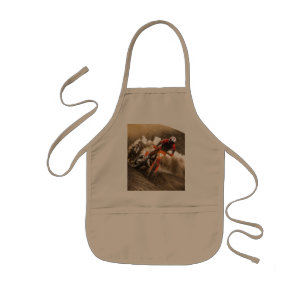Motocross Rider Kids' Apron