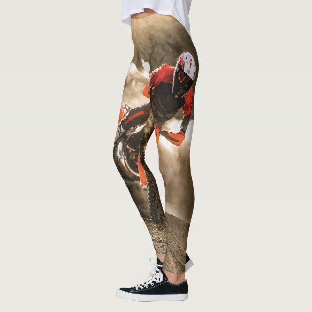 Motocross Rider Leggings (Left)