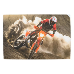 Motocross Rider Metal Print
