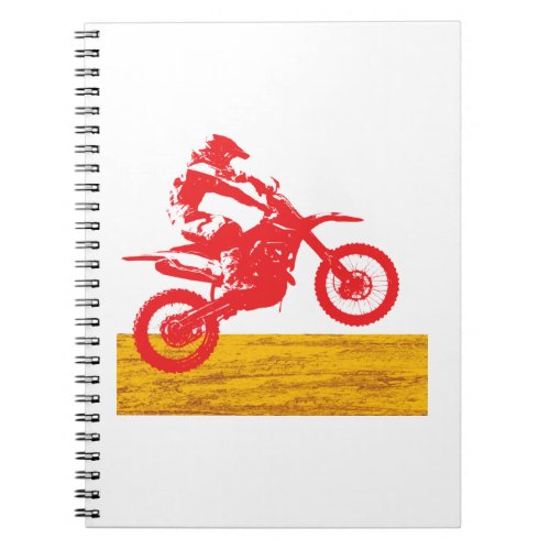 Motocross Rider Notebook