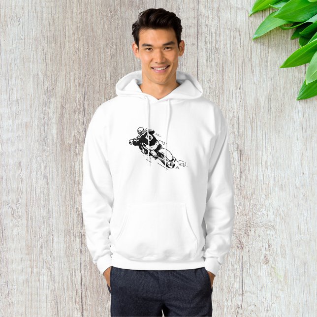 Motocross Rider Number 8 Retro Dirt Bike Hoodie (Creator Uploaded)