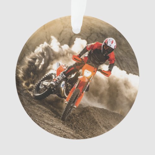 Motocross Rider Ornament