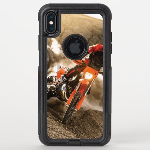 Motocross Rider OtterBox Commuter iPhone XS Max Case