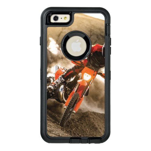 Motocross Rider OtterBox Defender iPhone Case