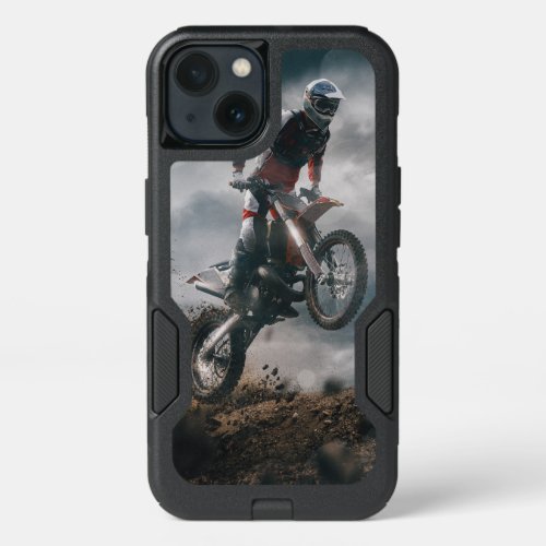 Motocross rider iPhone 13 case
