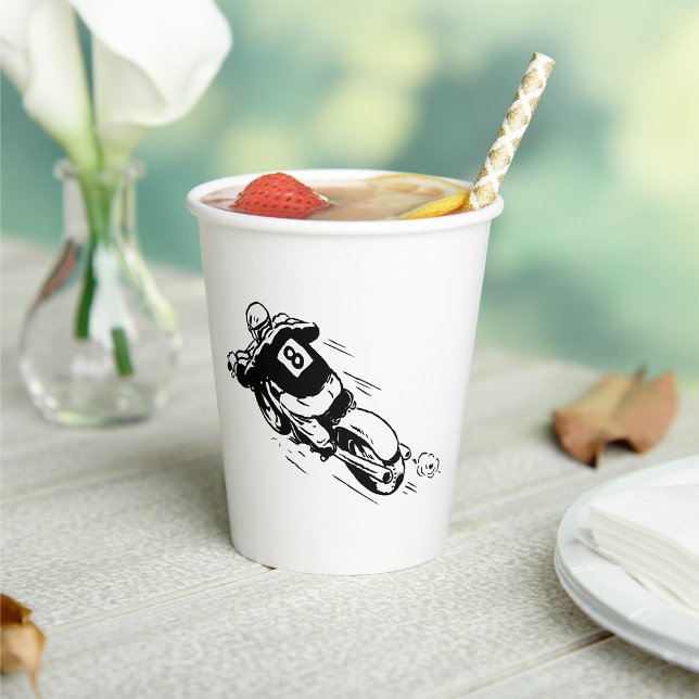 Motocross Rider Paper Cups (Creator Uploaded)