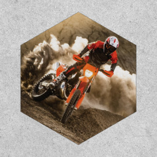 Motocross Rider Patch