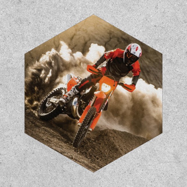 Motocross Rider Patch (Front)