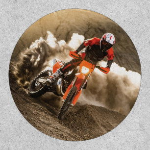 Motocross Rider Patch
