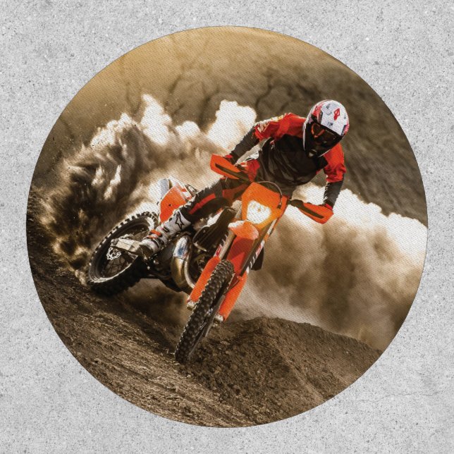 Motocross Rider Patch (Front)