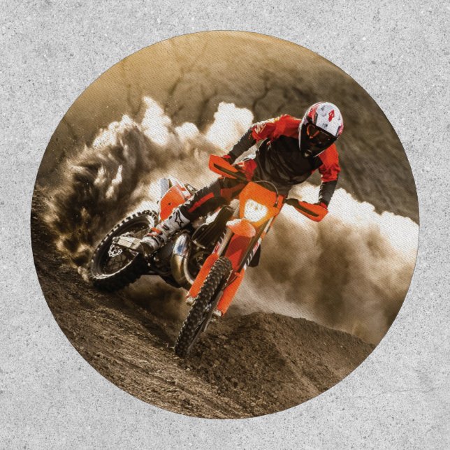 Motocross Rider Patch (Front)