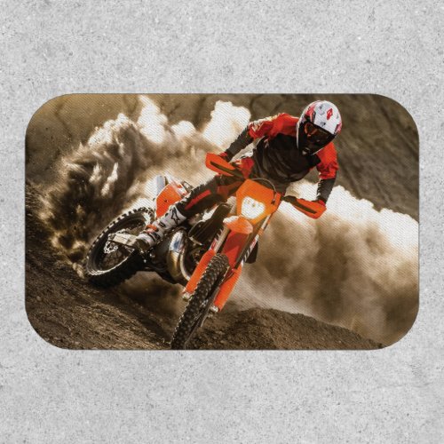 Motocross Rider Patch