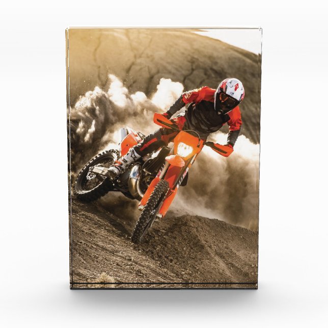 Motocross Rider Photo Block (Front)