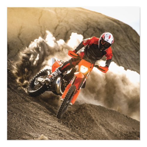 Motocross Rider Photo Print