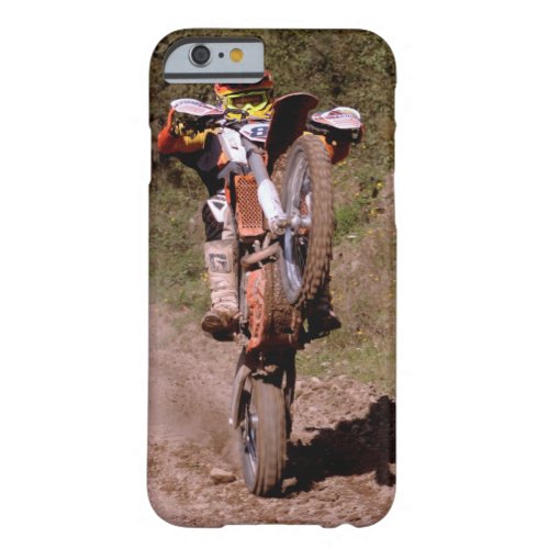 Motocross rider pops a wheelie barely there iPhone 6 case