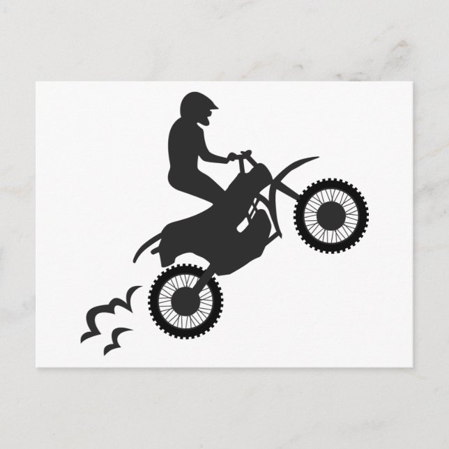 Motocross Rider Postcard (Front)