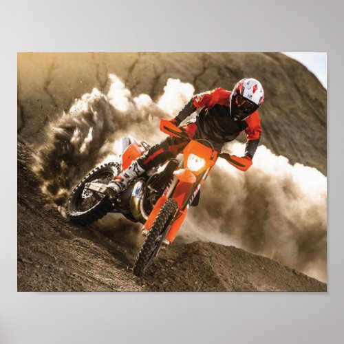 Motocross Rider Poster