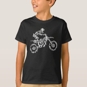 Motocross rider silhouette dirt bike motorcycle T-Shirt