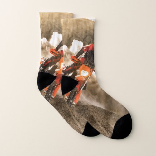 Motocross Rider Socks