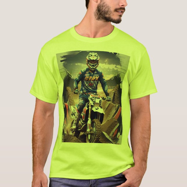Motocross Rider T-Shirt (Front)