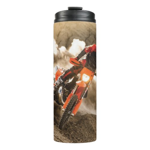 Motocross Rider Thermal Tumbler