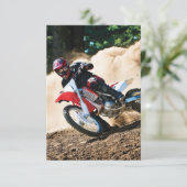Motocross rider throw pillow (Standing Front)