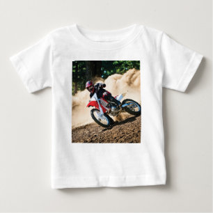 Motocross rider throw pillow baby T-Shirt