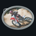 Motocross rider throw pillow belt buckle<br><div class="desc">Motocross rider</div>