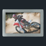 Motocross rider throw pillow belt buckle<br><div class="desc">Motocross rider</div>