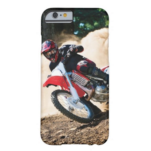 Motocross rider throw pillow barely there iPhone 6 case