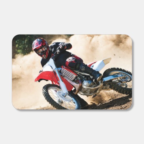 Motocross rider throw pillow matchboxes