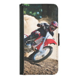 Motocross rider throw pillow samsung galaxy s5 wallet case