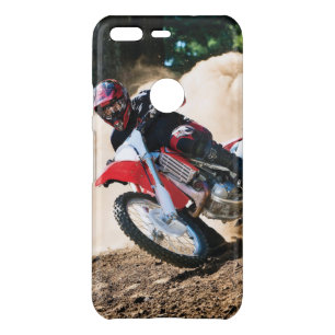 Motocross rider throw pillow uncommon google pixel case