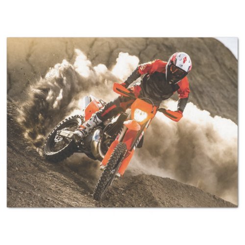 Motocross Rider Tissue Paper