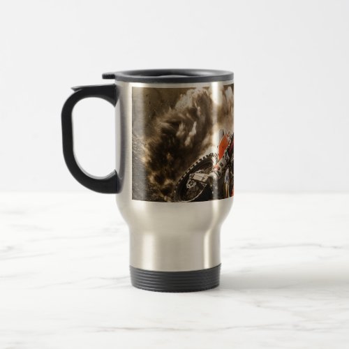 Motocross Rider Travel Mug