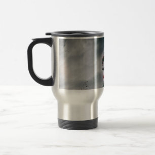 Motocross rider travel mug