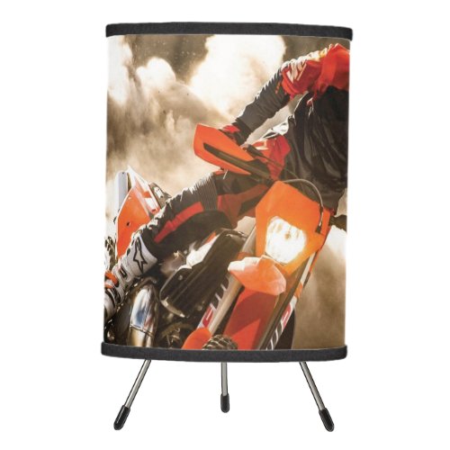 Motocross Rider Tripod Lamp
