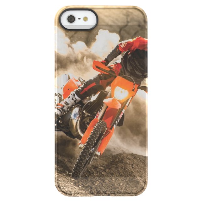 Motocross Rider Uncommon iPhone Case (Back)