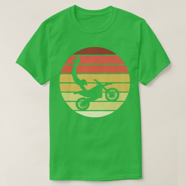 Motocross Seatgrab Retro Style Vintage  787 T-Shirt (Design Front)