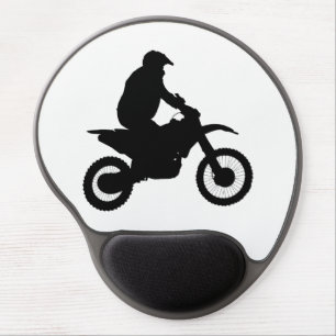 Motocross Silhouette Gel Mouse Pad